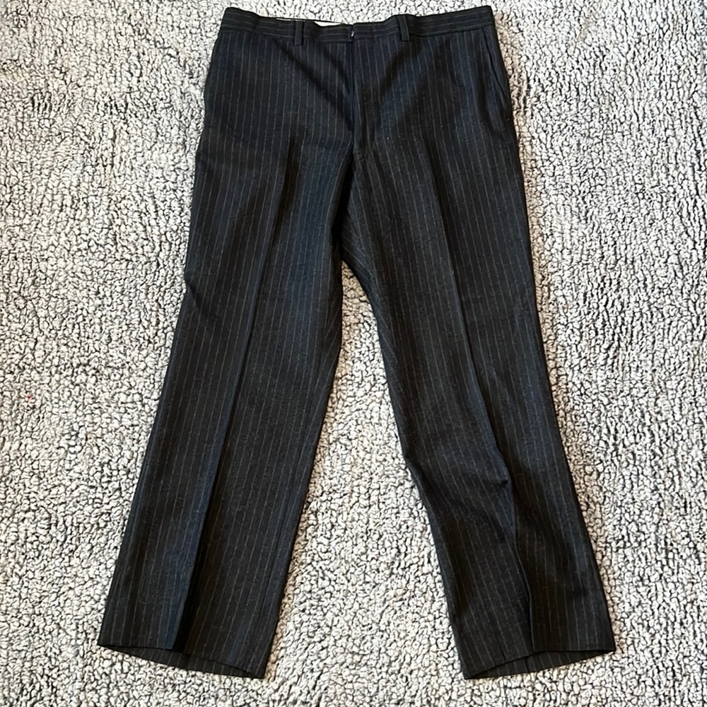 Men’s striped dress pants